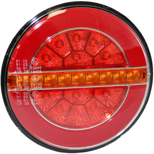 Rear Hamburger Dynamic LED Lamp - 3M Cable – Broughan Trailers