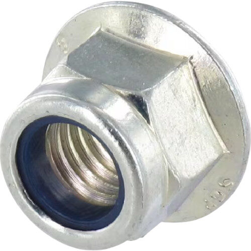 Hexagon Flange Self-Locking Nut M10 x 1.50mm Steel Zinc-plated