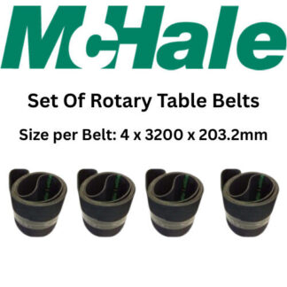 McHale Rotary Table Belt Set Of 4