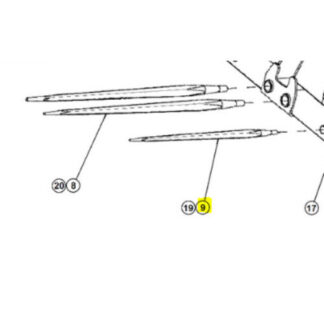 McHale SHW 32" Bale Splitter Tine