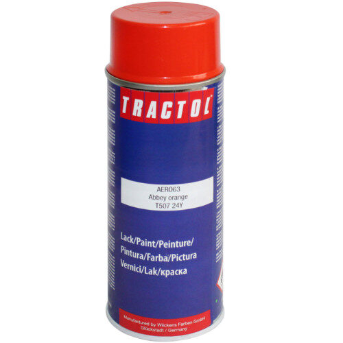 Tractol Abbey Orange Paint 400ml Spray Can Aerosol