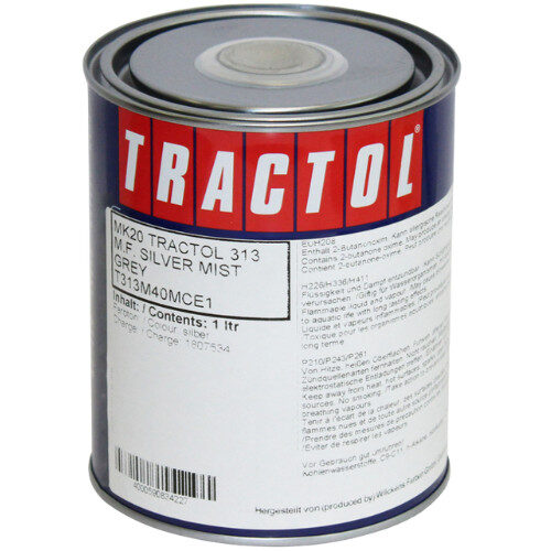 Tractol Massey Ferguson Silvermist Grey 1 Litre Paint