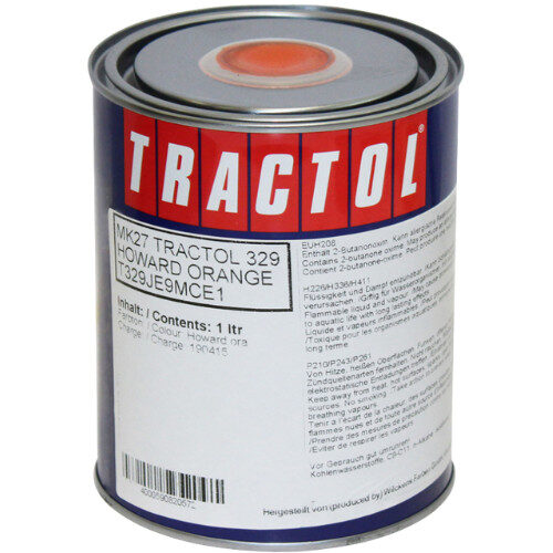 Tractol Howard Orange 1 Litre Paint