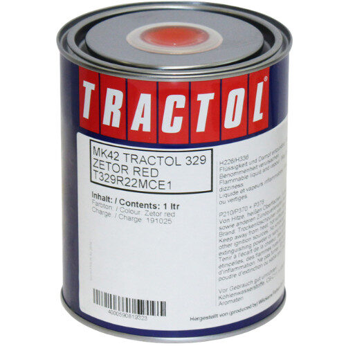 Tractol Zetor Red 1 Litre Paint