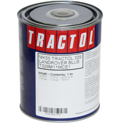 Tractol Landrover Blue 1 Litre Paint