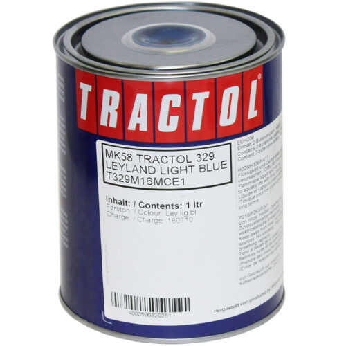 Tractol Leyland Light Blue 1 Litre Paint