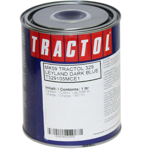 Tractol Leyland Dark Blue 1 Litre Paint