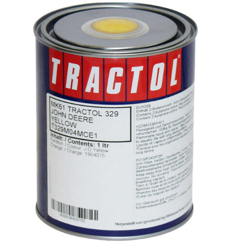 Tractol John Deere Yellow 1 Litre Paint