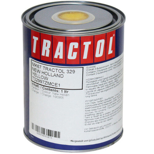 Tractol Original New Holland Yellow 1 Litre Paint
