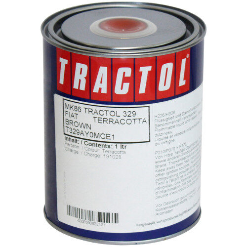 Tractol Fiat Terracotta Brown 1 Litre Paint