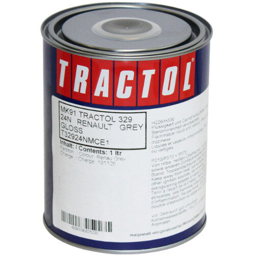 Tractol Renault Grey Gloss 1 Litre Paint