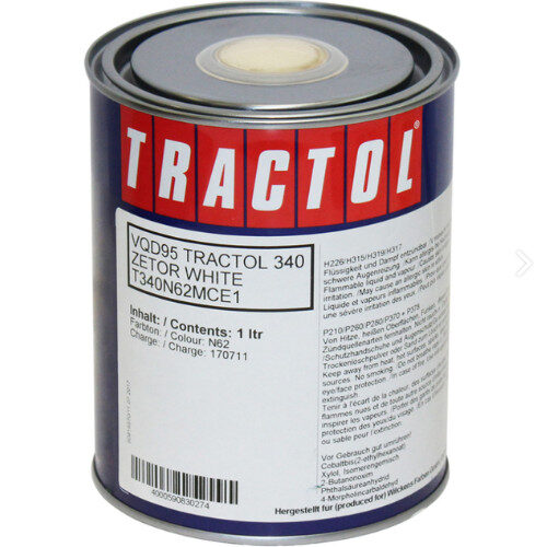 White Zetor 1 Litre Paint - Spraying Only
