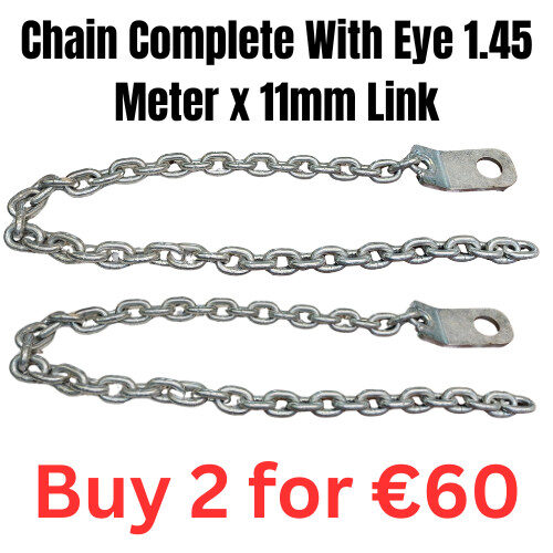 Chain Complete With Eye 1.45 Meter x 11mm Link - General Use