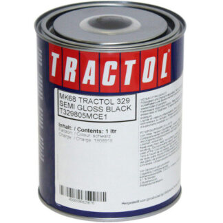 Tractol Case Semi-Gloss Black 70-80% GL 1 Litre Paint