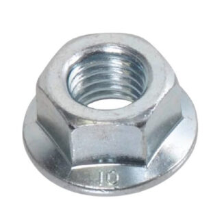Hexagon Flange Nut M6 x 1.00mm Steel Zinc-Plated