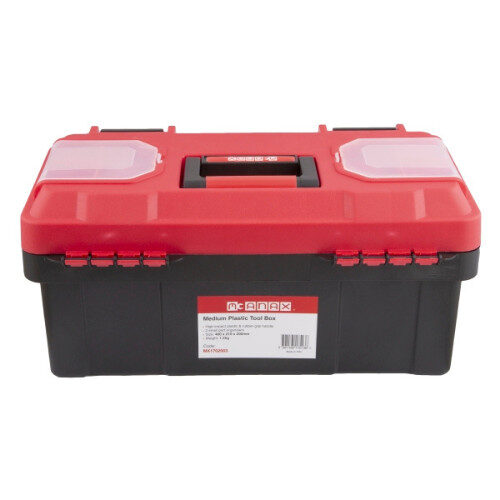 McAnax Red Toolbox PP Medium 40 x 21 x 20cm
