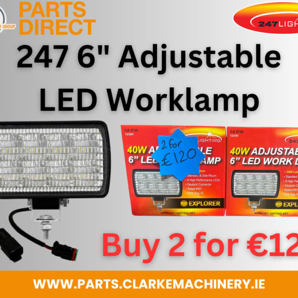 247 6" Adjustable LED Worklamp Deal