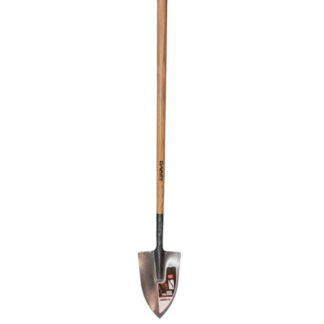 Darby Irish Shovel 4.5ft – Heavy Duty Ash Handle Shovel with Solid Steel Head