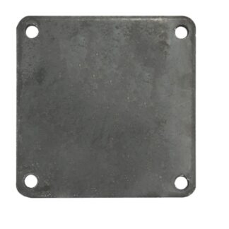 RUBBER FLANGE GASKET 4 BOLT BLANK 150mm x 150mm