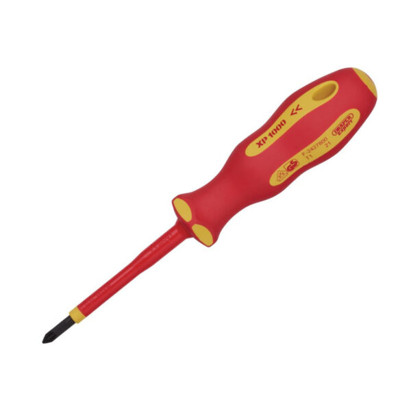 Draper XP1000® VDE PZ Type Screwdriver, No.1 x 80mm