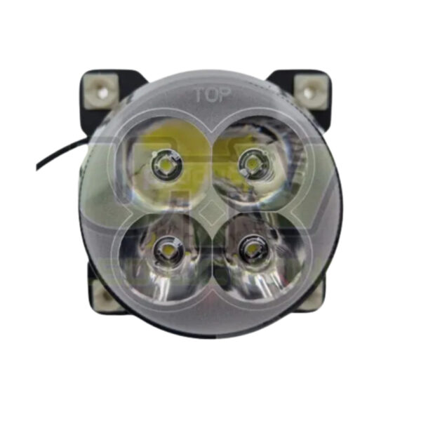 UTV324 60W 4800Lumen Round Flush Fit LED Work Light – Hibeam/Hybrid