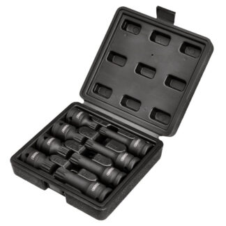 Tamper Proof Impact Spline Set, 1/2" Sq. Dr. (8 Piece)