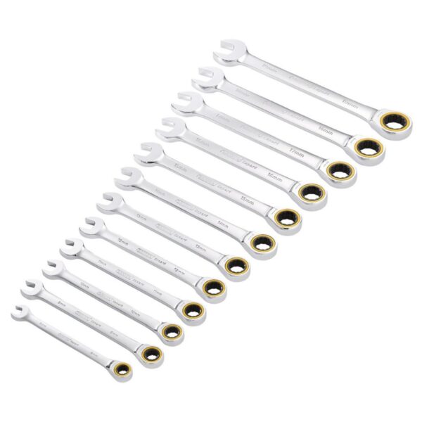 Draper Expert HI-TORQ® Metric Ratchet Combination Spanner Set (12 Piece)