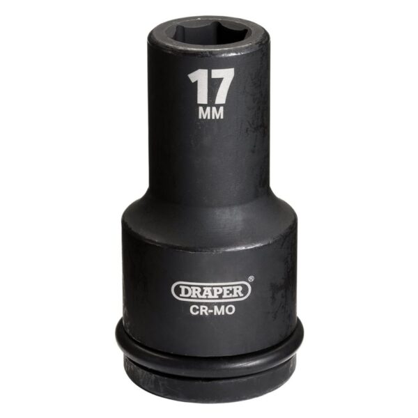 Draper Hi-TORQ® Deep Impact Socket, 3/4" Sq. Dr., 17mm
