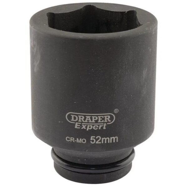 DRAPER Expert 52mm 3/4″ Square Drive Hi-Torq® 6 Point Deep Impact Socket